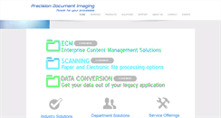 Desktop Screenshot of precisiondi.com