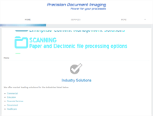 Tablet Screenshot of precisiondi.com